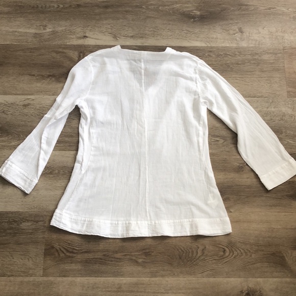 New with tags Blanco made in Peru 100% cotton white tunic - Picture 12 of 17